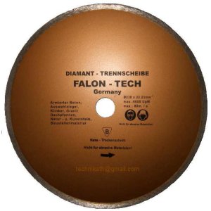 Tarcza diametowa gładka do cięcia 125mm    FALON-TECH