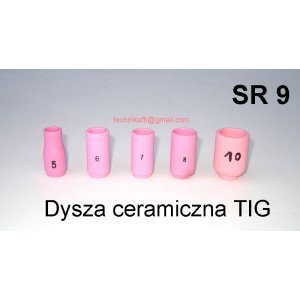 Dysza ceramiczna - "porcelanka"  TIG  SR9  SR20     1szt.