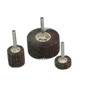 Ściernica trzpieniowa listkowa z płótna ściernego   80x40x6   ZR INOX