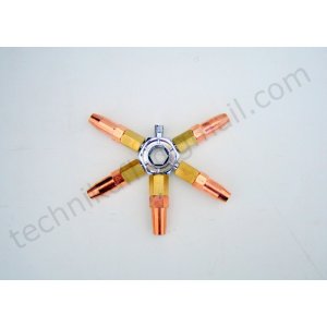 Dysza wylot 5szt.  do palnika propan-tlen do lutowania  