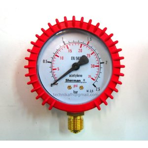 Manometr acetylen  0-2,5 bar  