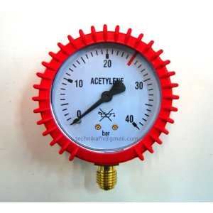 Manometr acetylen  0-40 bar  
