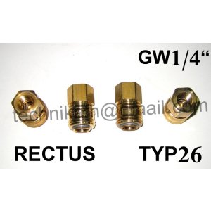 Szybkozłączka TYP 26 GWINT WEW. 1/4"    RECTUS