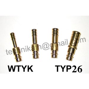 Wtyk szybkozłączki TYP 26 na wąż fi 13mm    RECTUS