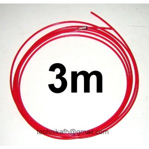 Prowadnica teflonowa do drutu aluminiowego 3m na drut fi 1,0-1,2