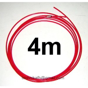 Prowadnica teflonowa do drutu aluminiowego 4m na drut fi 1,0-1,2