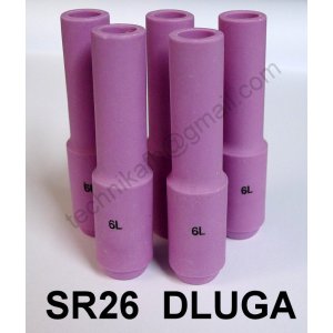 Dysza ceramiczna - "porcelanka"  TIG  SR17  SR18  SR26  DŁUGA   1szt.