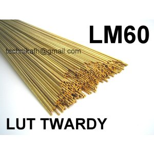 Lut mosiężny LM60K fi 3,0 x 500mm  (L-CuZn40)      1szt.