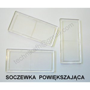 Soczewka powiększająca do przyłbic POWERWELD   x1,5  /50x108mm/