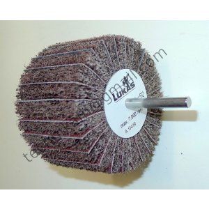 Ściernica trzpieniowa listkowa z włókniny ściernej z przekładkami z płótna ściernego 50x20x6 P80/PŁ.P80   