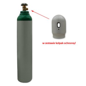 Butla ARGONOWA 8 LITRÓW pełna z kołpakiem  /argon 4,8 - 99,99%/