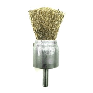 Szczotka pędzelkowa mosiężna  fi 25 z trzpieniem fi 6
